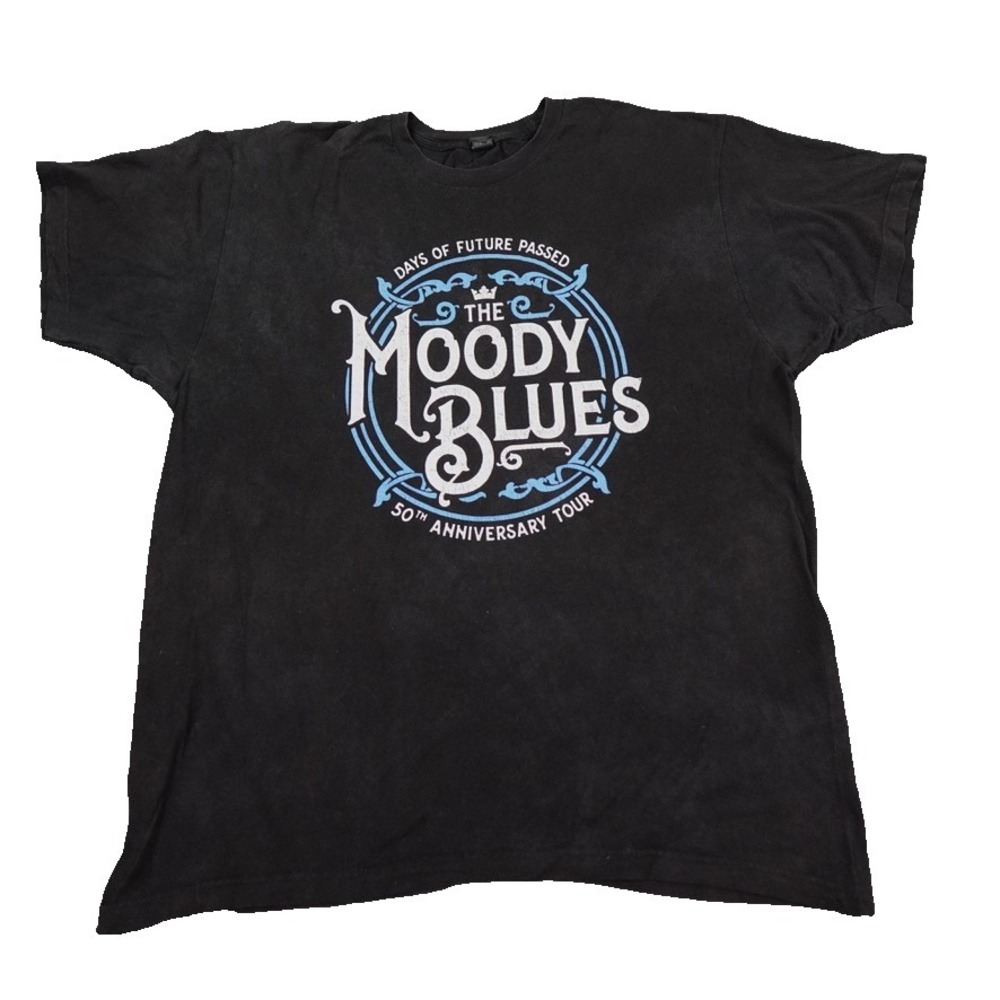 Tultex Black Moody Blues 50th Anniversary Tour Graphic Tee
